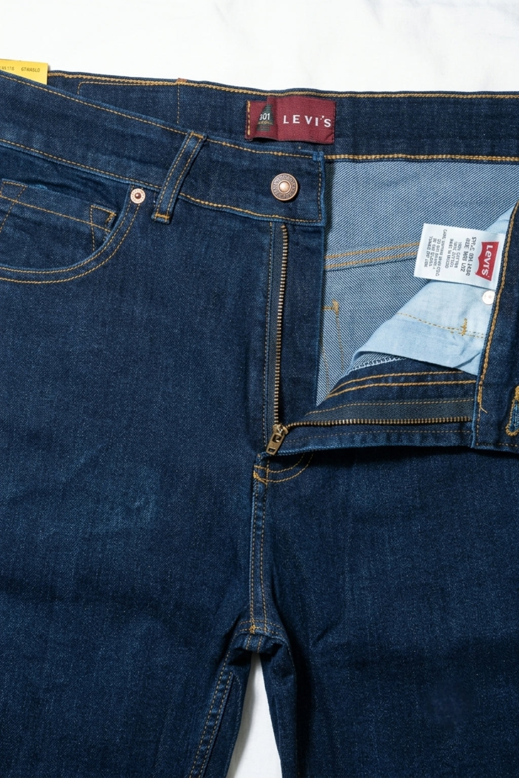 Classic Dark Blue Denim Jeans