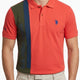 U.S. Polo Assn. Contrast Stripe Polo – Red