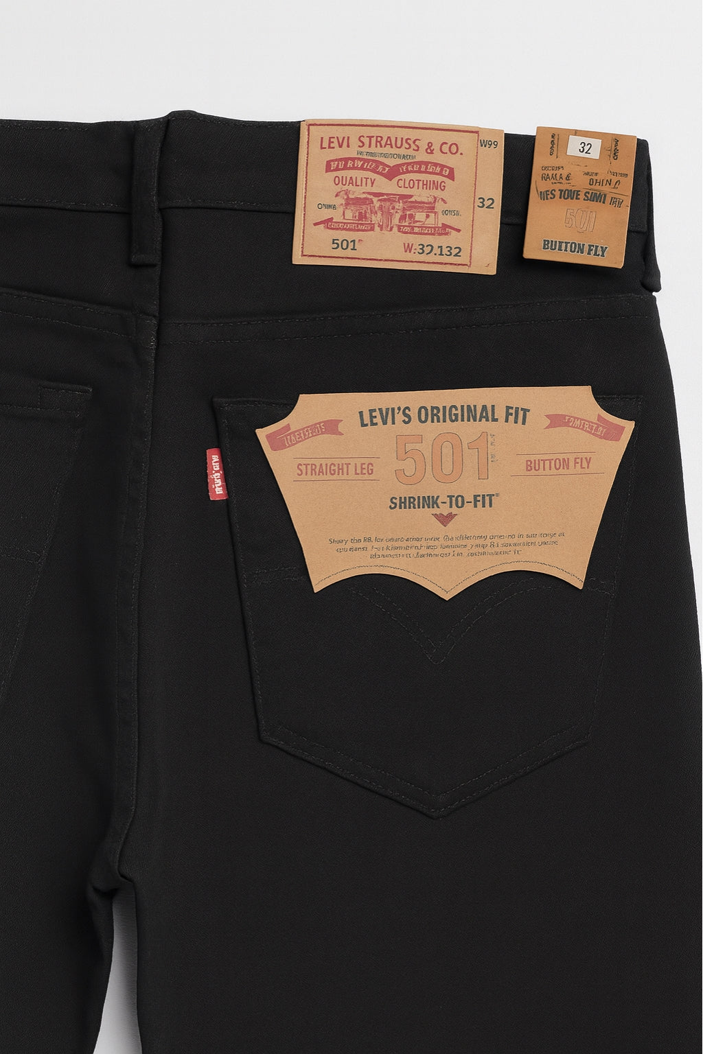 Classic Black Denim Jeans