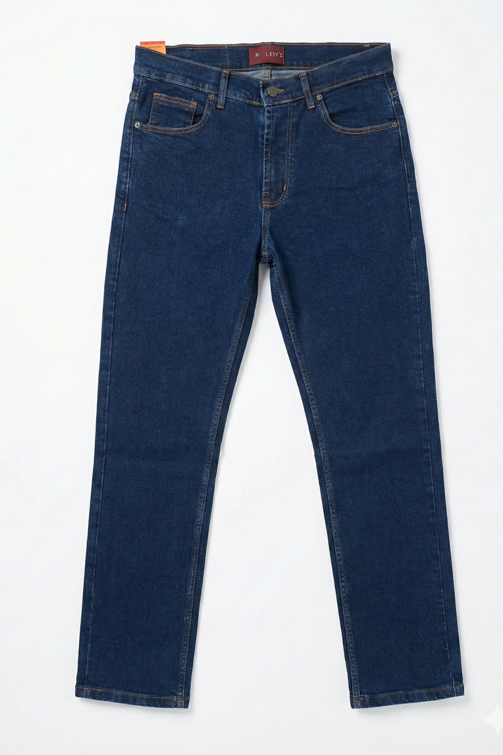 Classic Dark Blue Denim Jeans