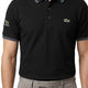 Classic Stripe Collar Polo - Black