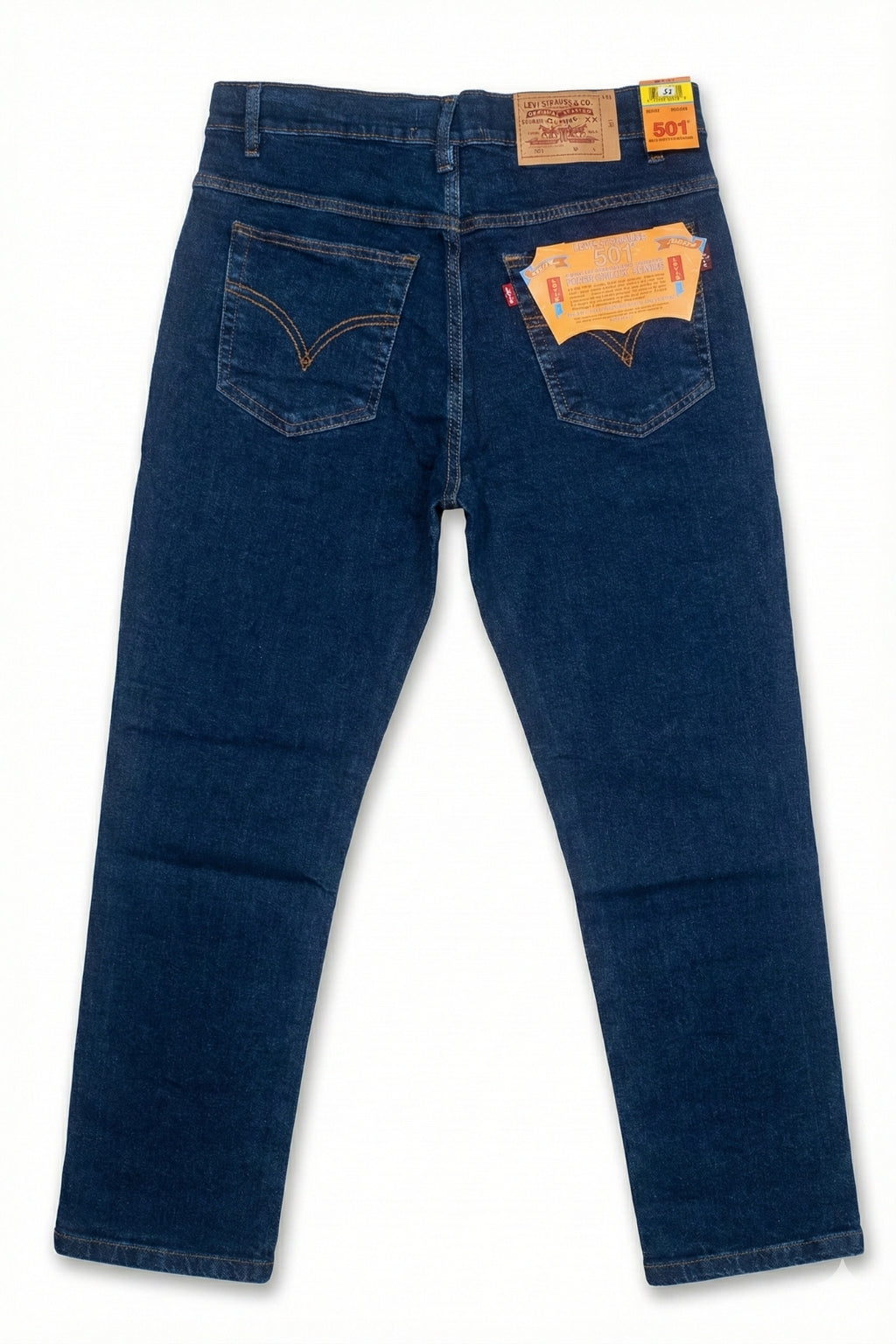 Classic Dark Blue Denim Jeans