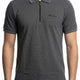 Premium Zip Polo Shirt – Steel Grey