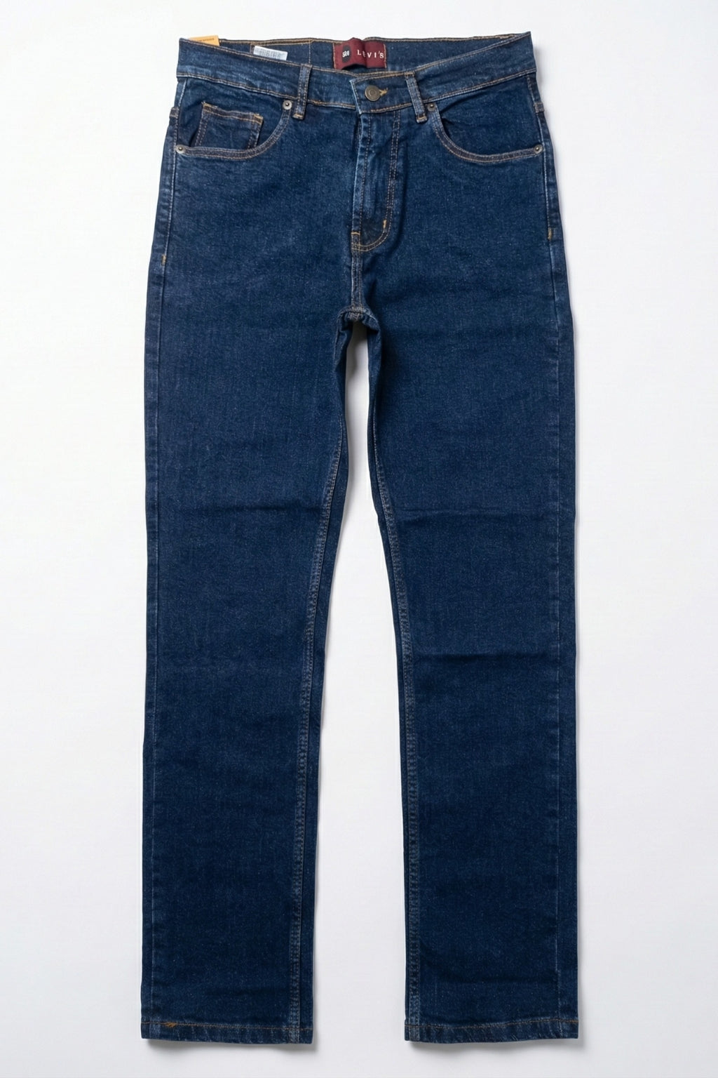 Classic Dark Blue Denim Jeans