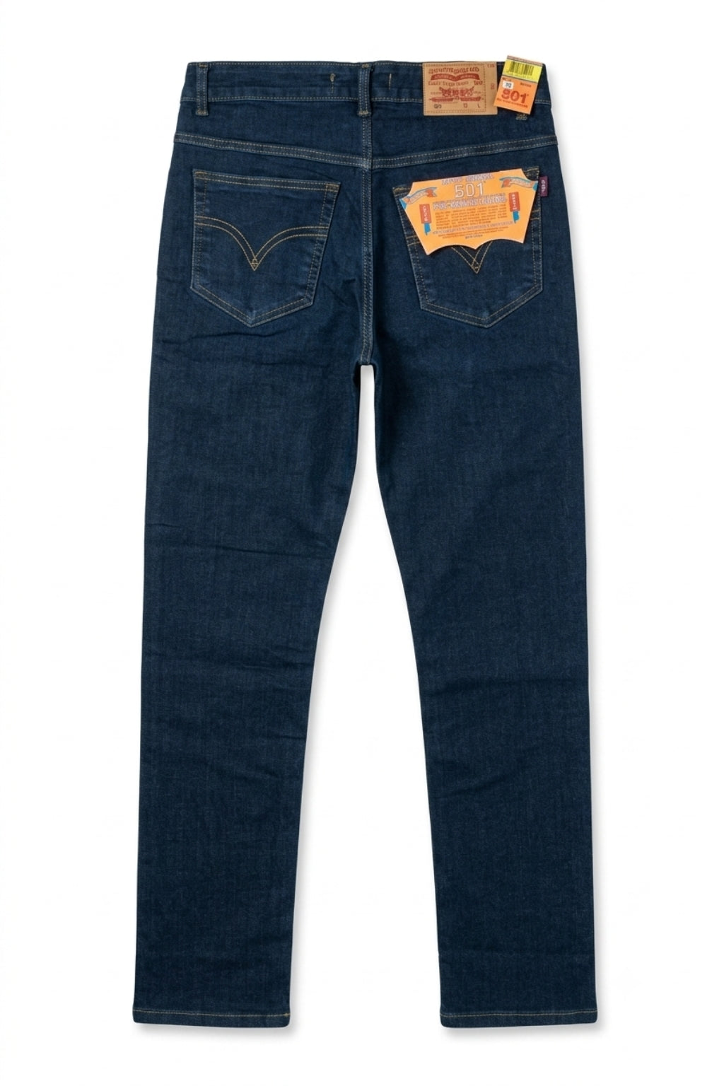 Classic Dark Indigo Denim Jeans