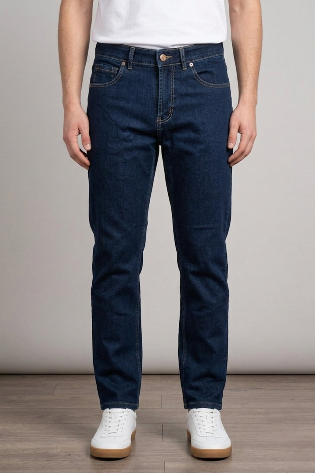 Classic Dark Indigo Denim Jeans
