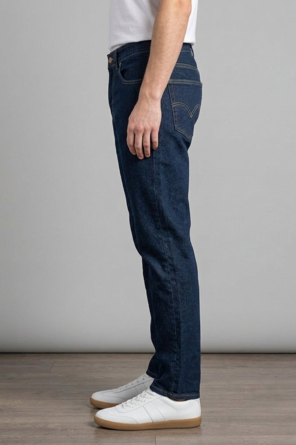Classic Dark Indigo Denim Jeans