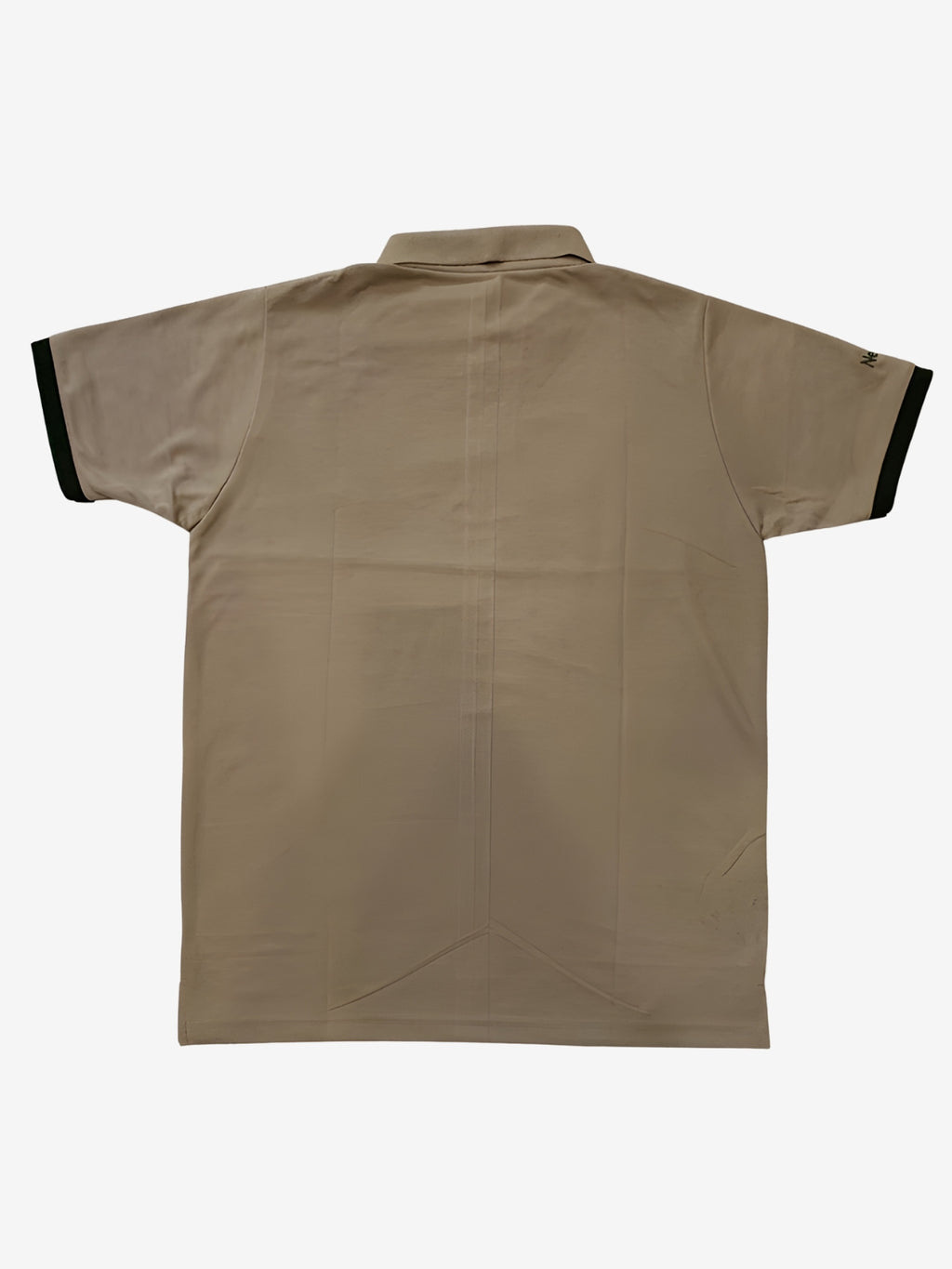 NextGen Contrast Zip Polo – Olive Green & Beige