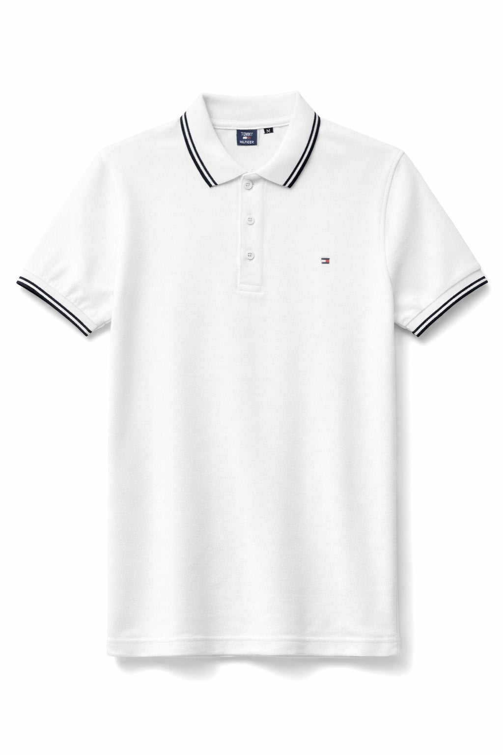 Classic Piqué Polo – White