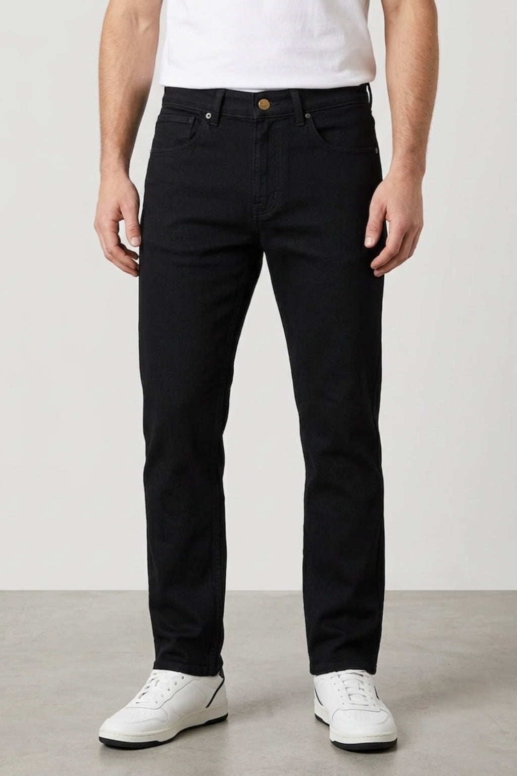 Classic Black Denim Jeans
