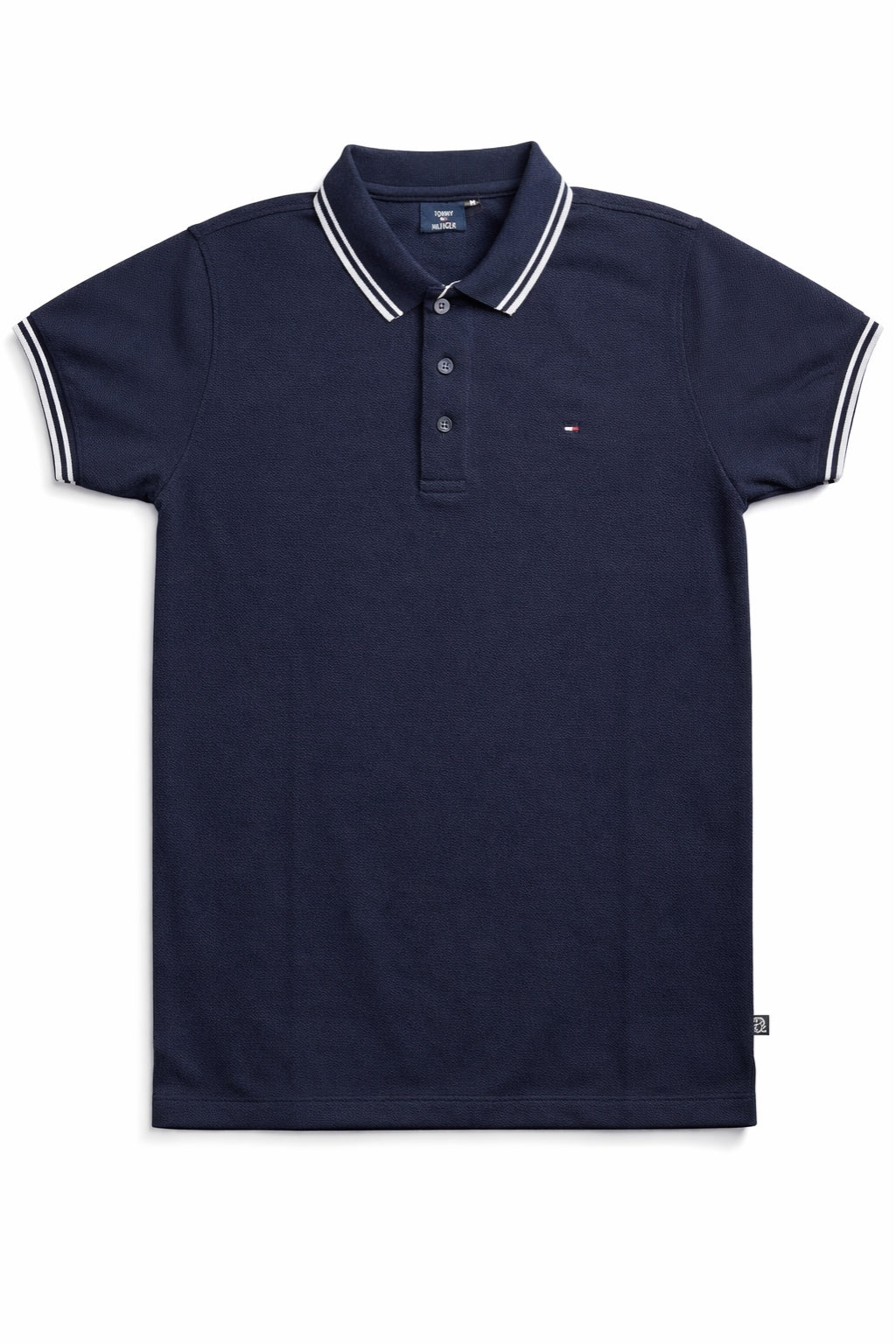 Classic Piqué Polo – Navy Blue