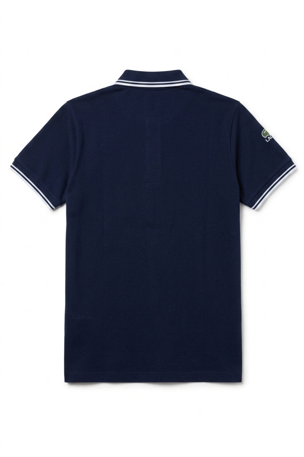 Classic Stripe Collar Polo - Navy Blue