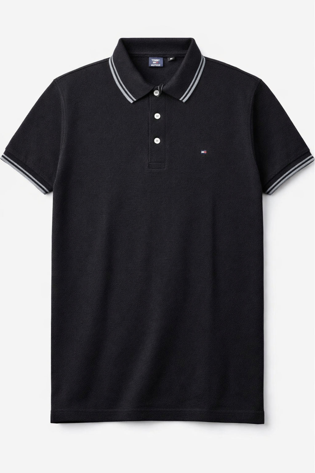 Classic Piqué Polo – Black