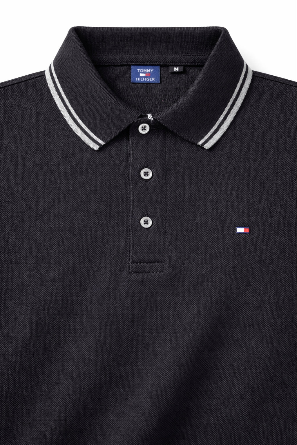Classic Piqué Polo – Black