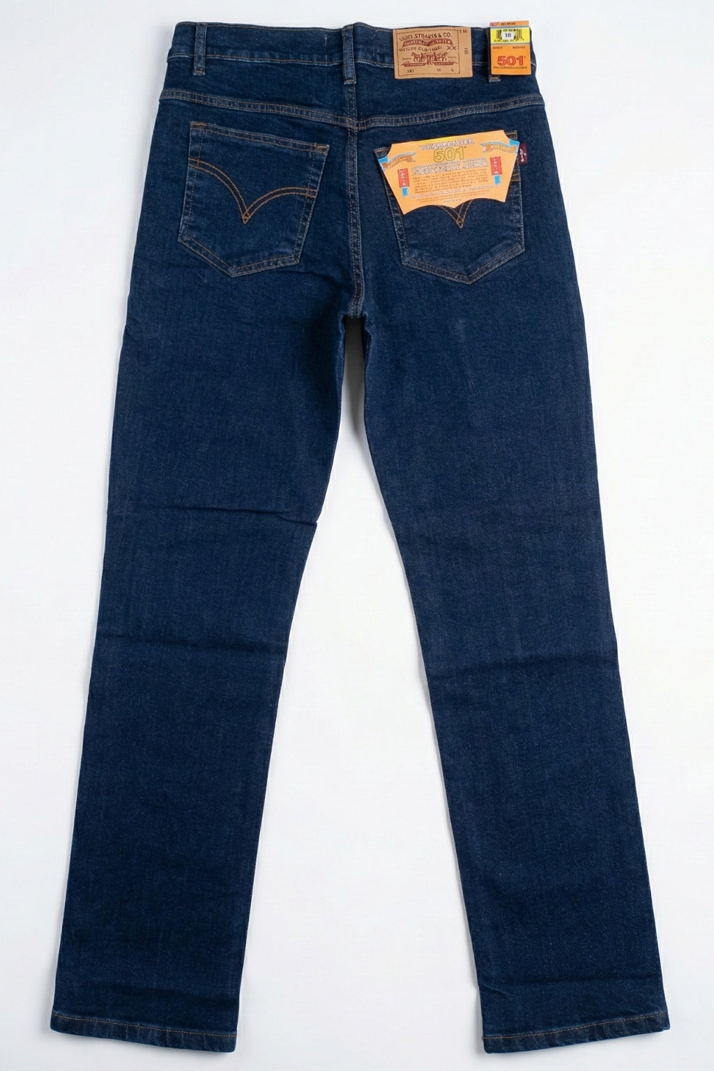 Classic Dark Blue Denim Jeans
