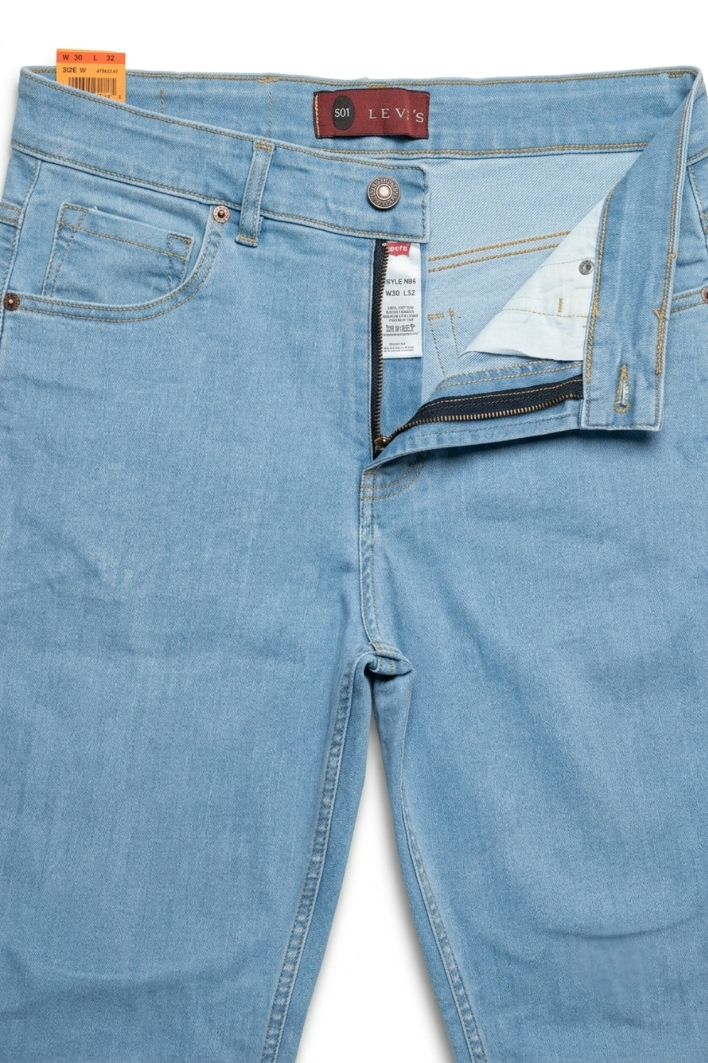 Classic Light Blue Denim Jeans
