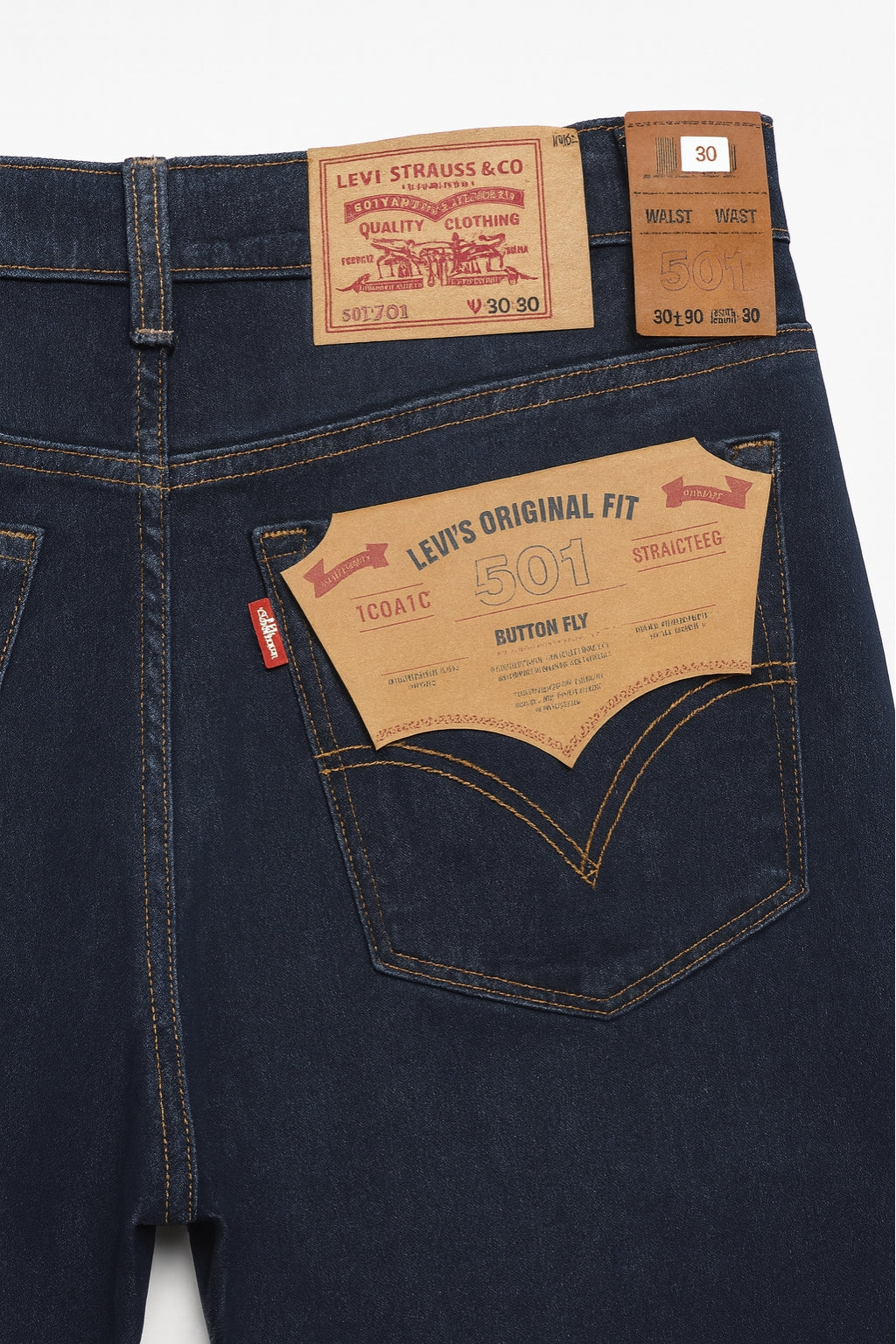 Classic Dark Indigo Denim Jeans