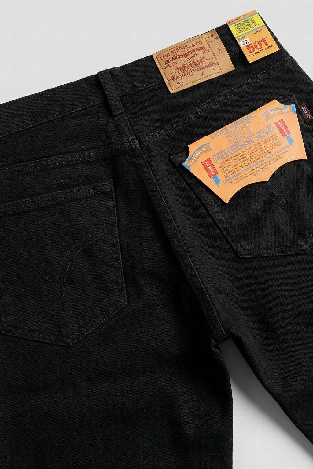 Classic Black Denim Jeans
