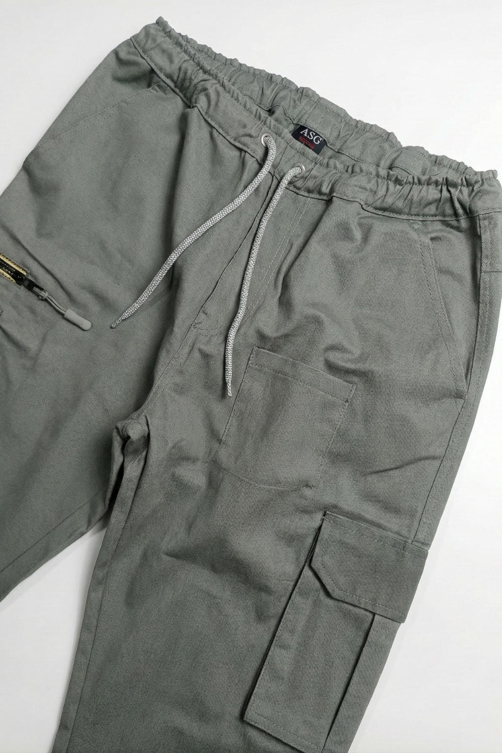 Utility Stretch Twill Cargo Pant – Olive Grey