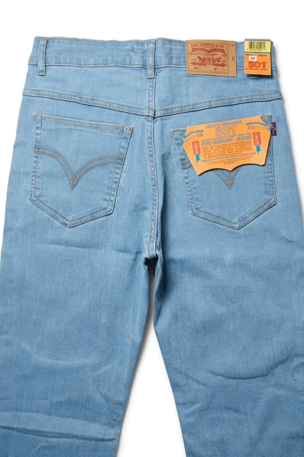Classic Light Blue Denim Jeans