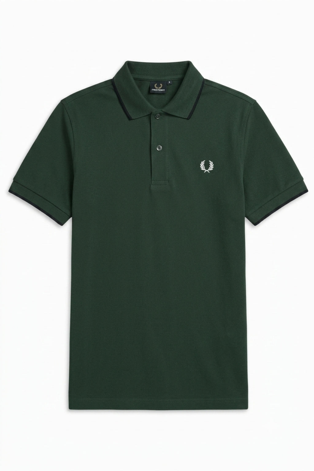 Heritage Laurel Polo Shirt – Forest Green