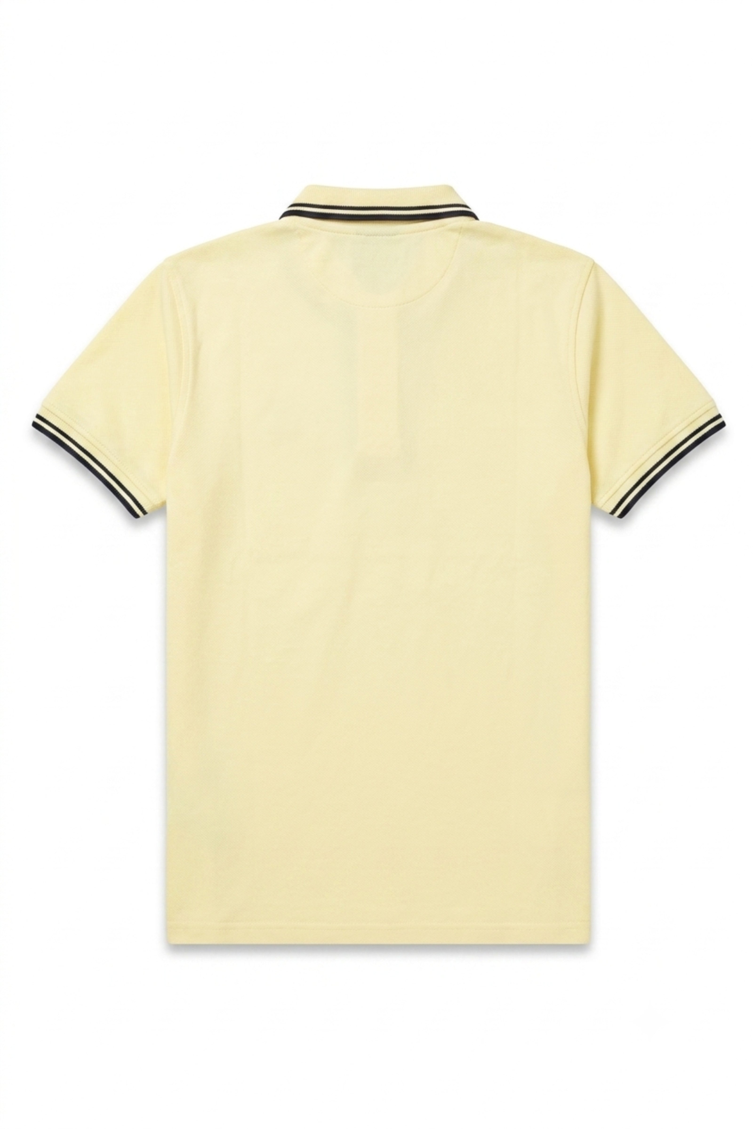 Classic Piqué Polo –  Pale Lemon