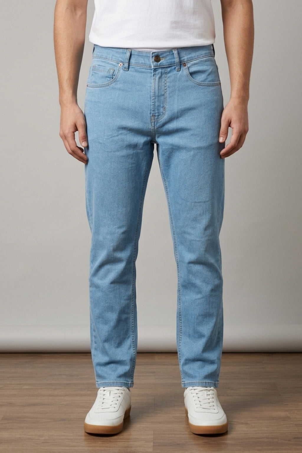 Classic Light Blue Denim Jeans