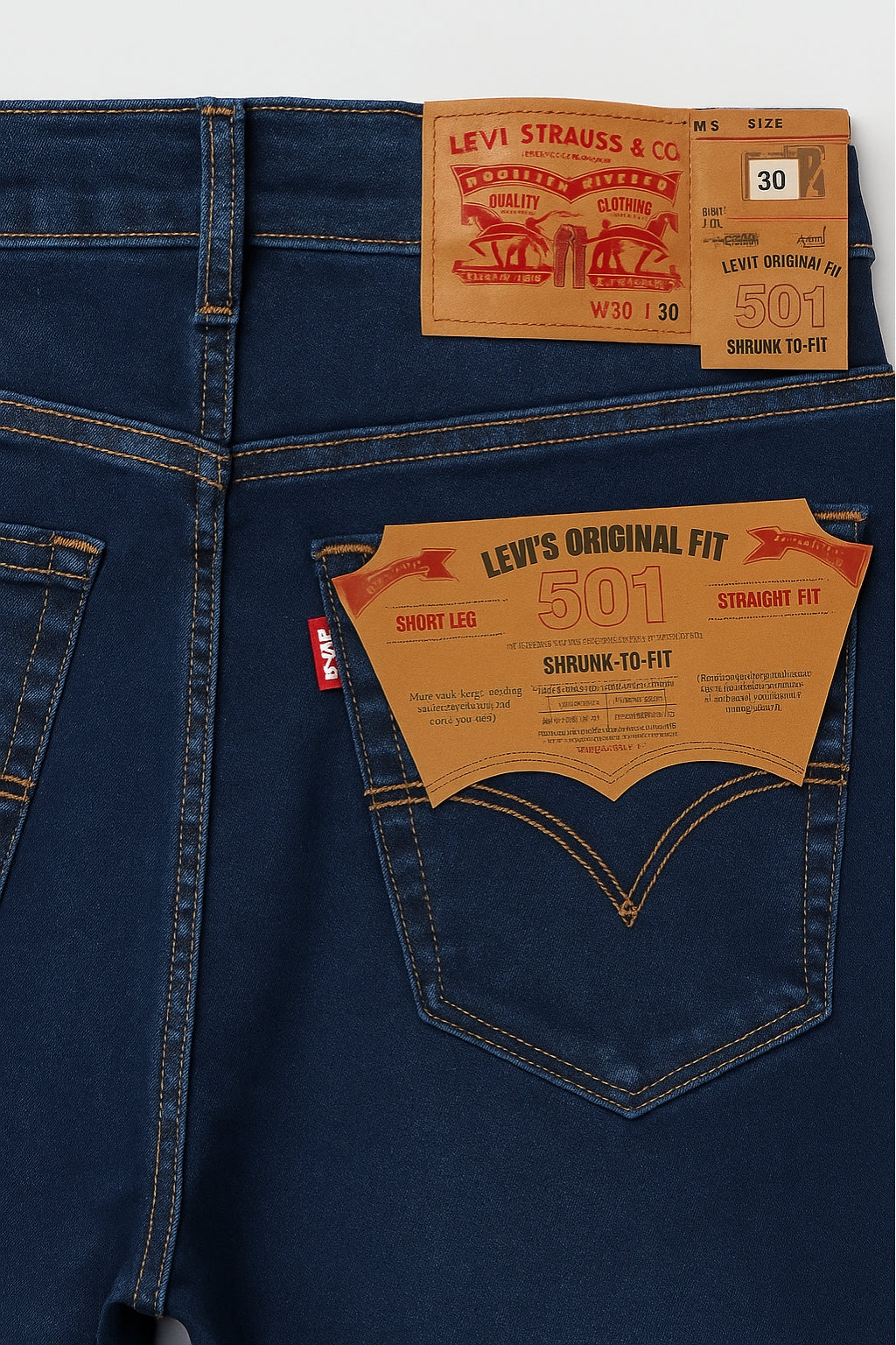 Classic Indigo Denim Jeans