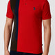 U.S. Polo Assn. Contrast Stripe Polo – Red