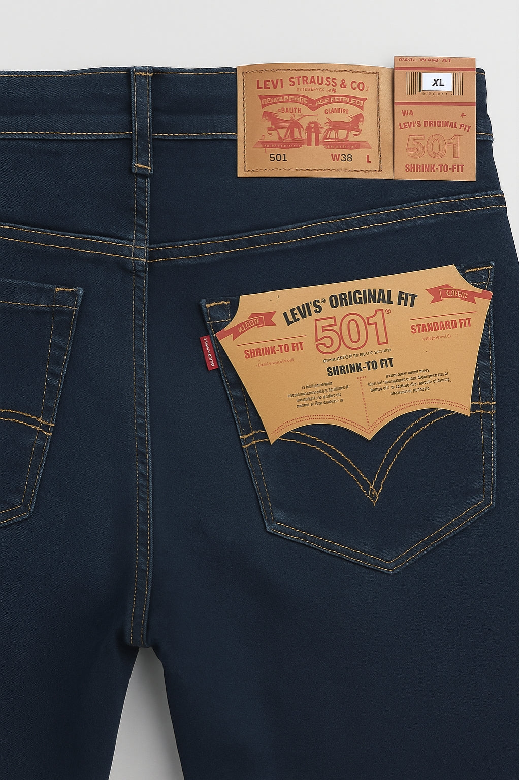 Classic Dark Indigo Denim Jeans