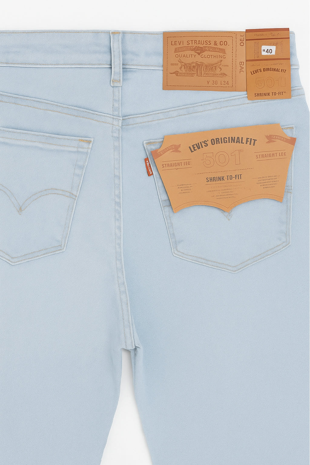 Classic Light Blue Denim Jeans
