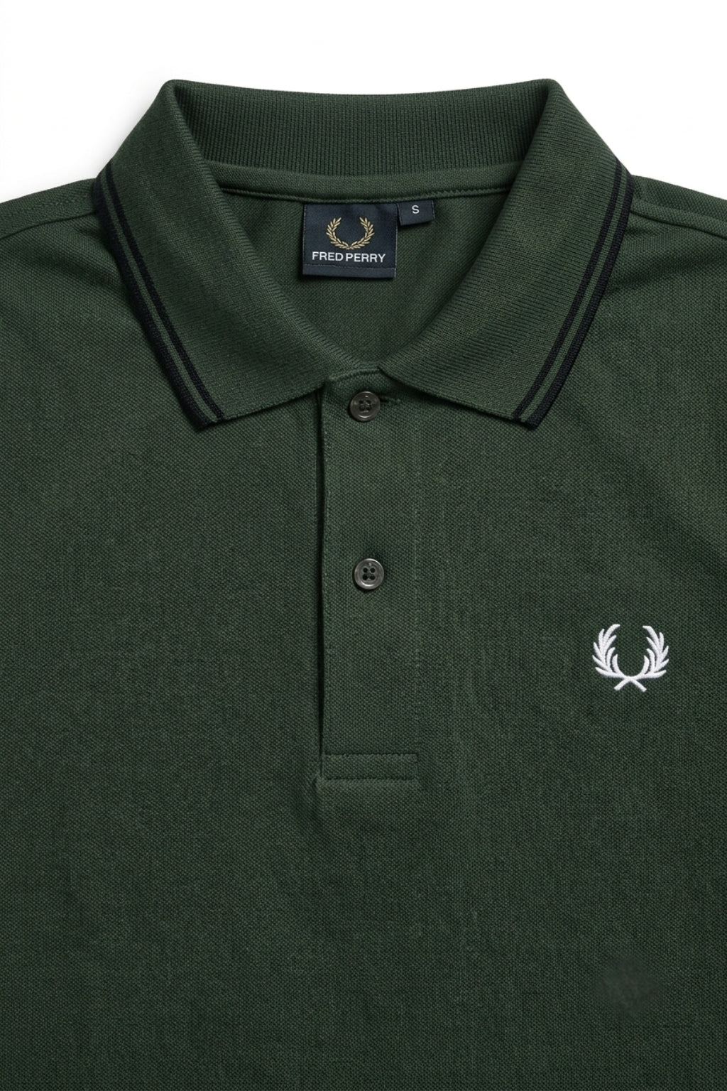 Heritage Laurel Polo Shirt – Forest Green