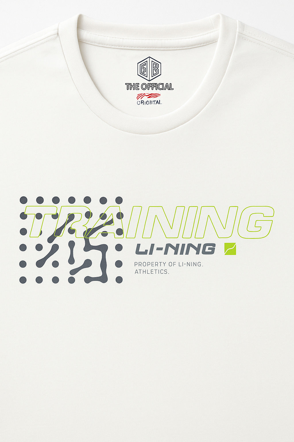 Li-Ning Inspired Training T-Shirt – Classic White