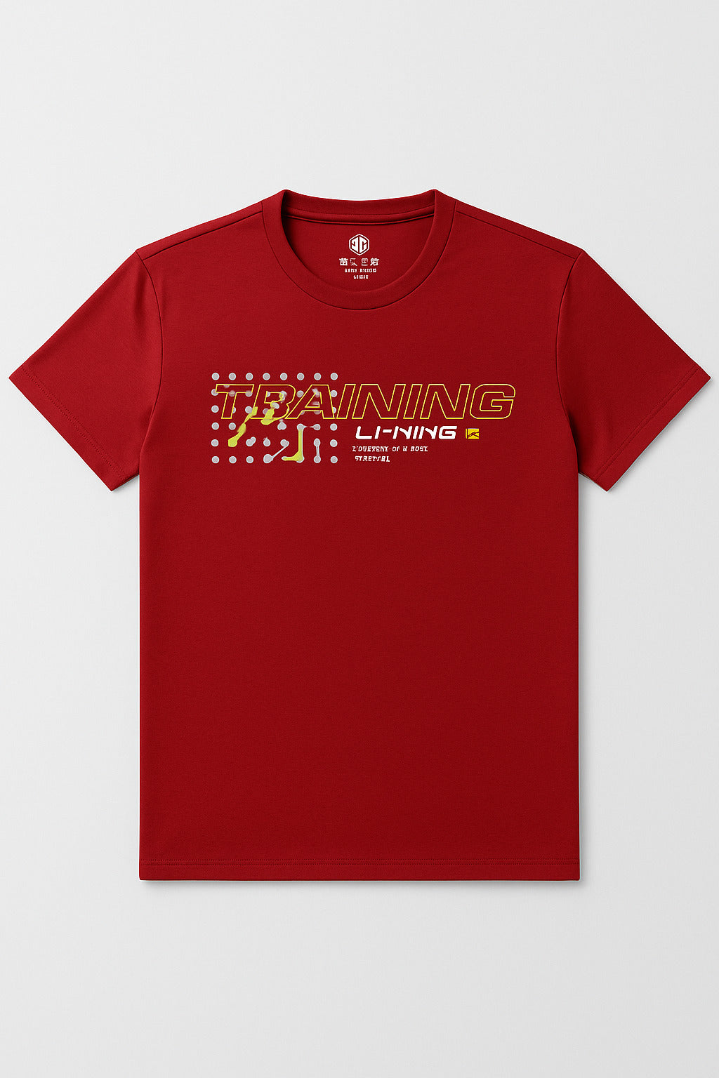 Li-Ning Inspired Training T-Shirt – Red Pulse