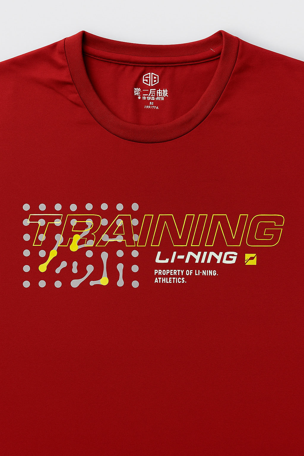 Li-Ning Inspired Training T-Shirt – Red Pulse