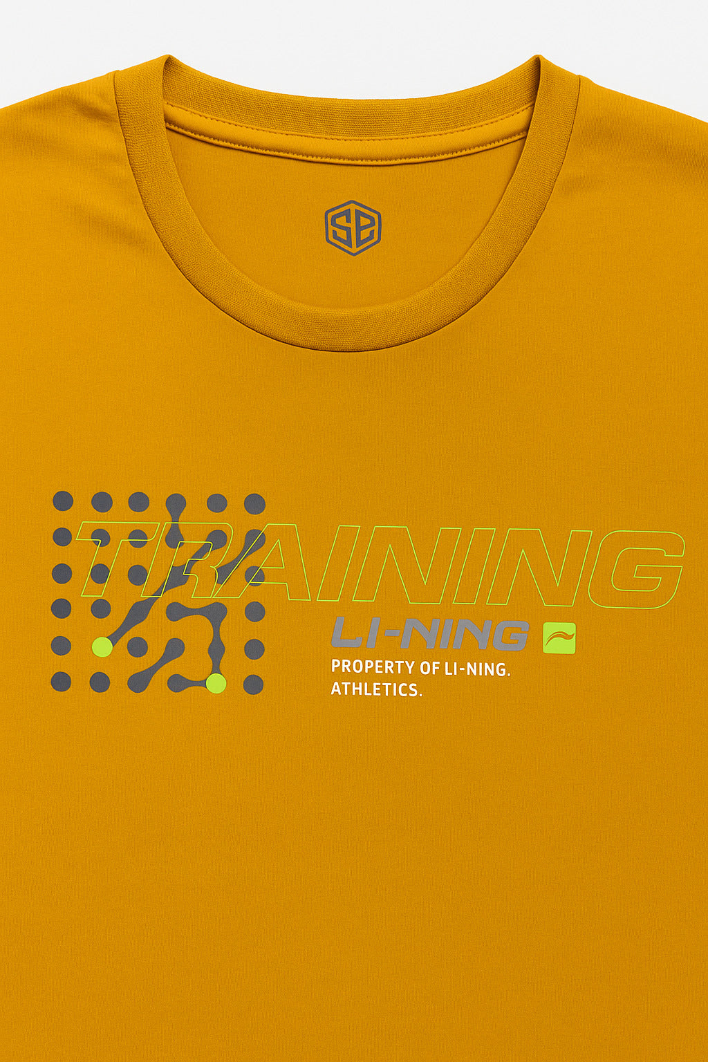 Li-Ning Inspired Training T-Shirt – Mustard Yellow