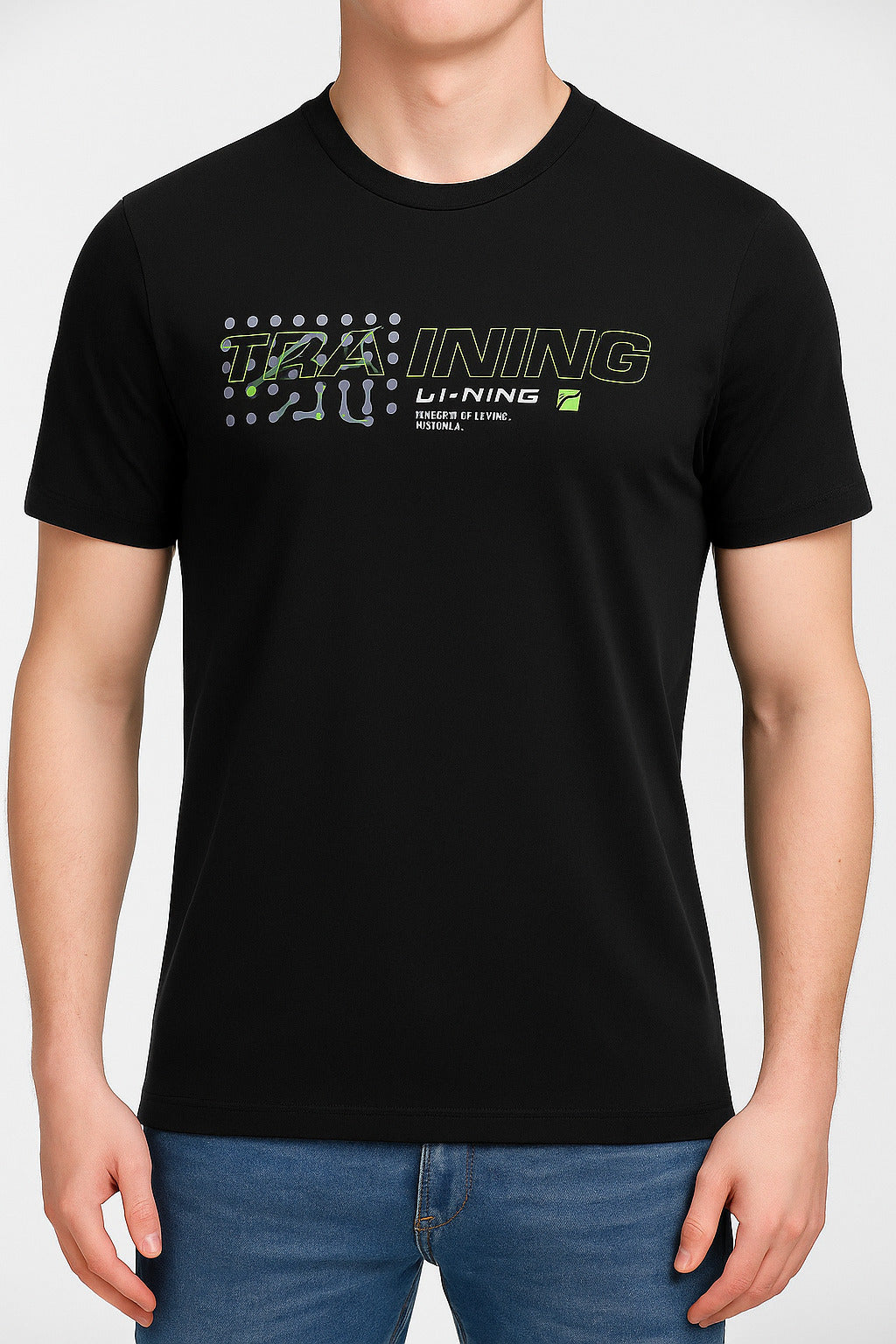 Li-Ning Inspired Training T-Shirt – Jet Black