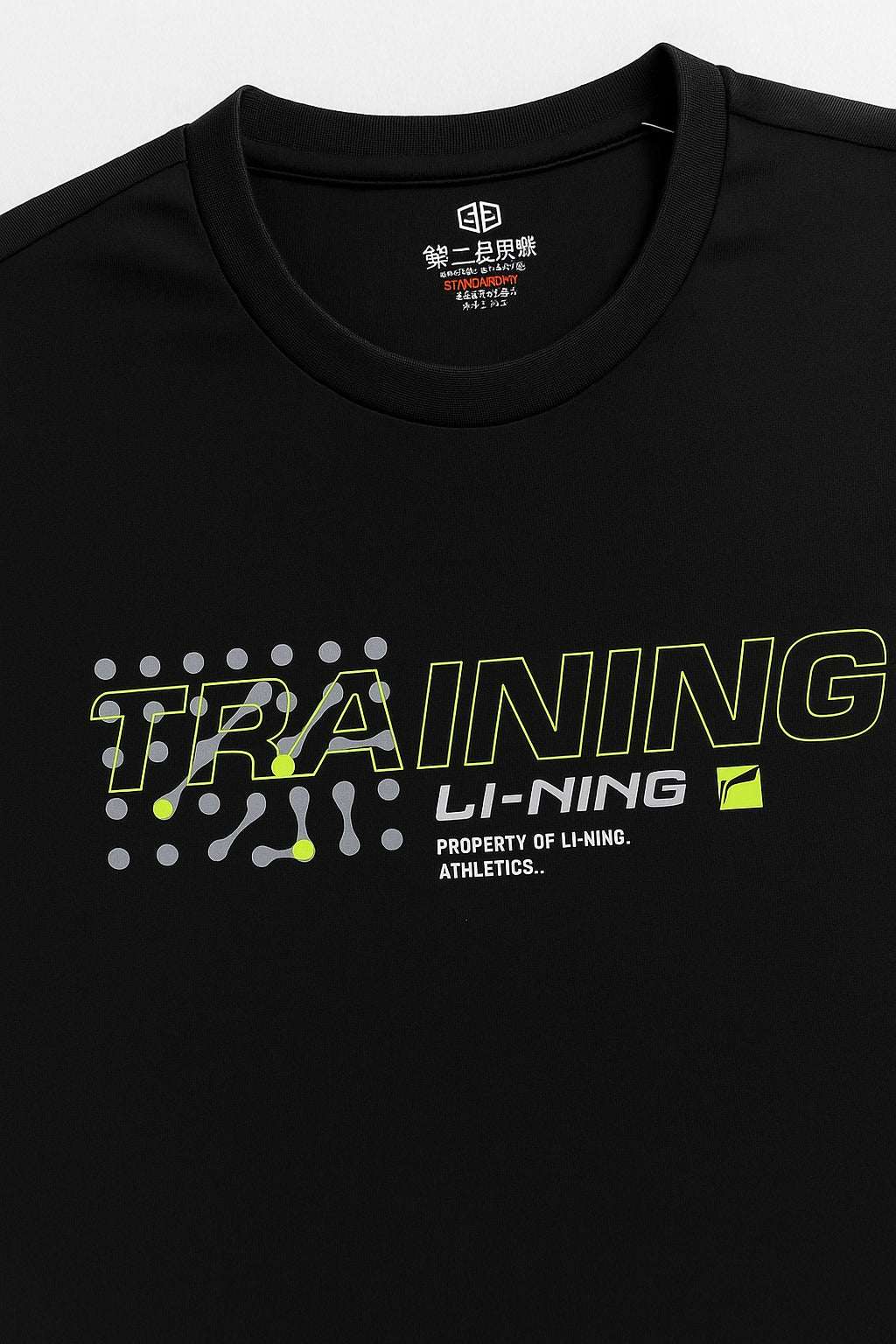 Li-Ning Inspired Training T-Shirt – Jet Black