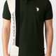 U.S. Polo Assn. Contrast Stripe Polo – Olive