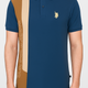 U.S. Polo Assn. Contrast Stripe Polo – Navy