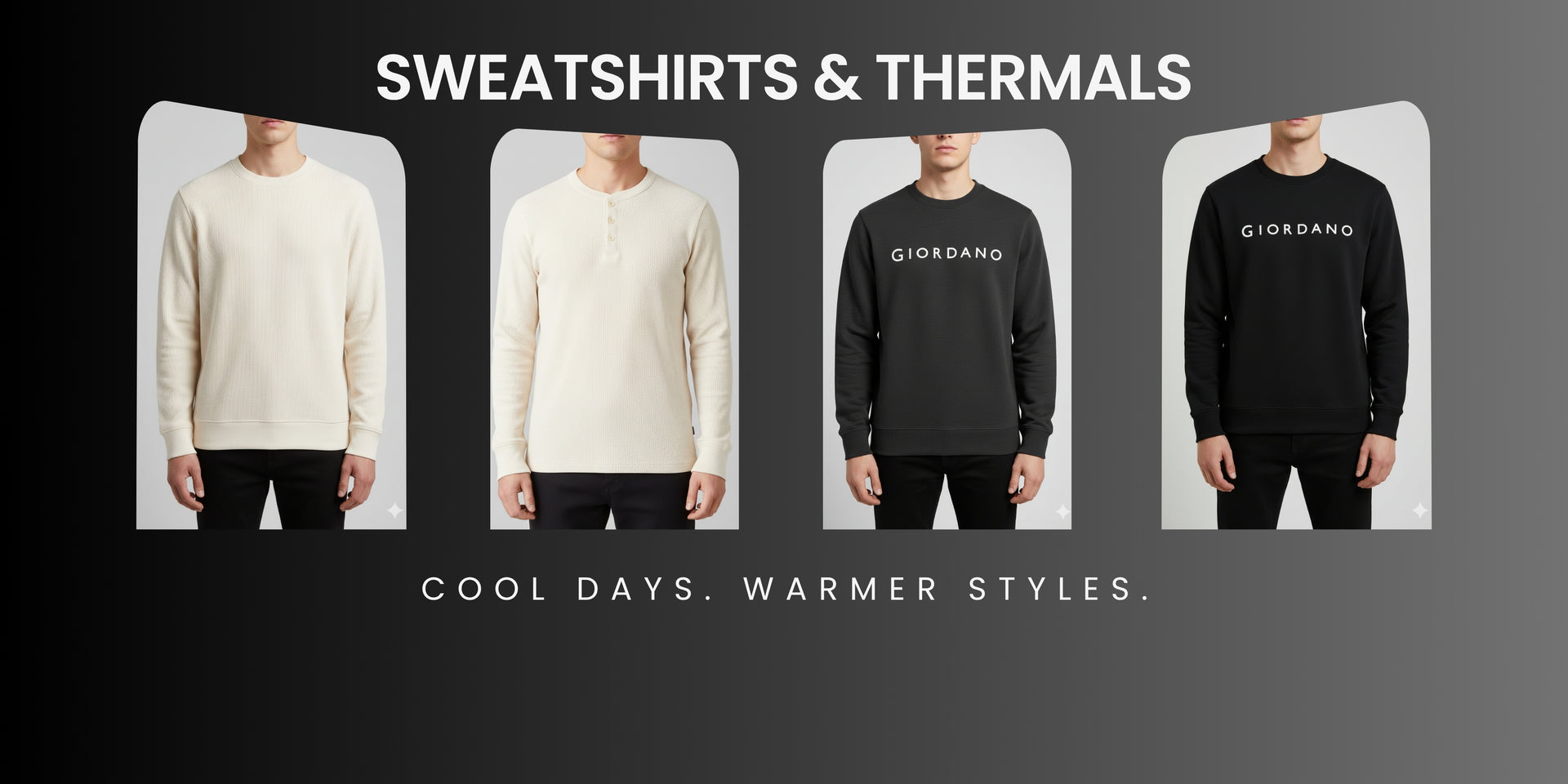 Sweatshirts & Thermals Collection – stay warm and stylish with Eliteez winter wear