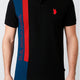 U.S. Polo Assn. Contrast Stripe Polo – Black