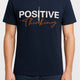 Positive Thinking Graphic T-Shirt – Navy Blue