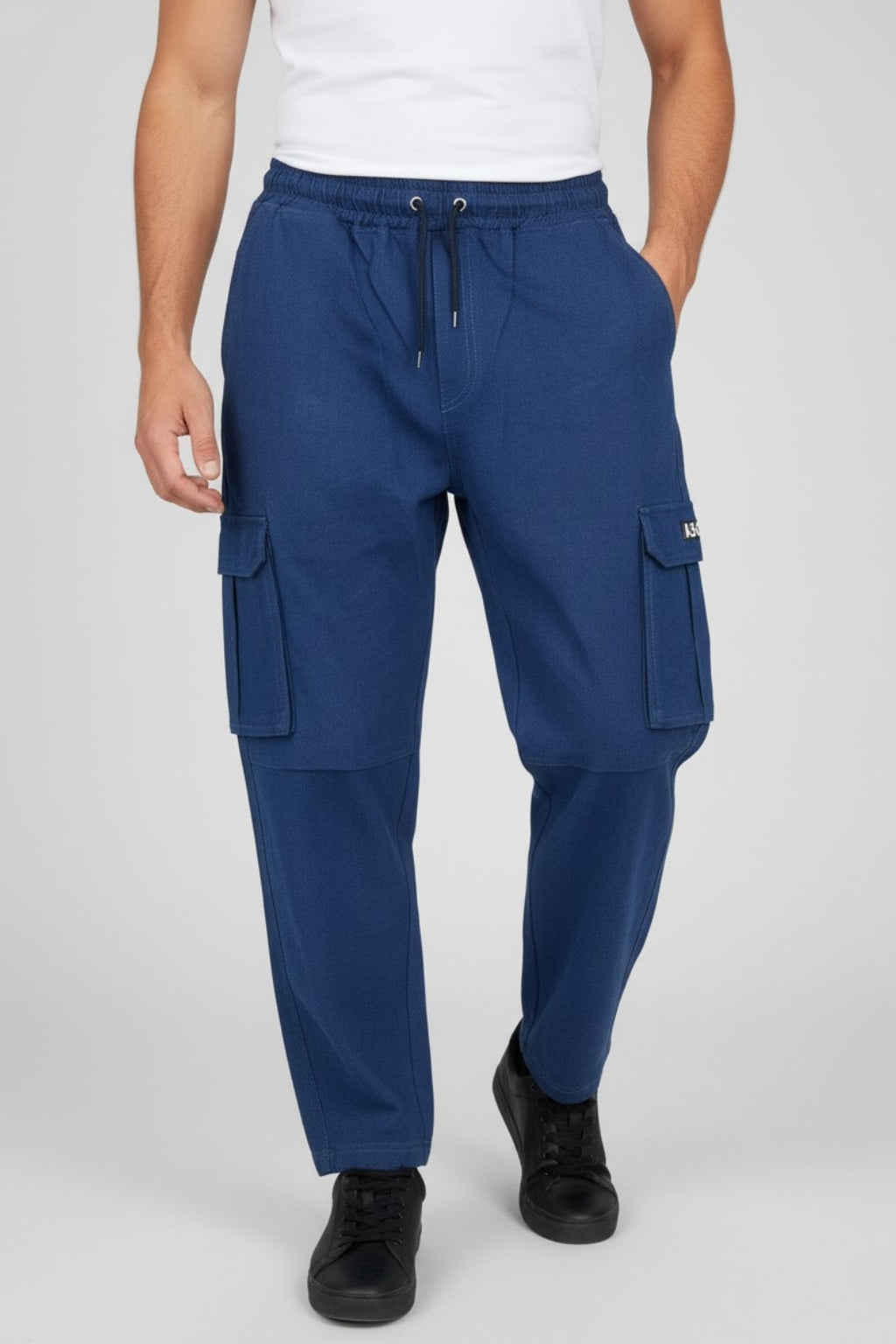 Baggy Cargo Jogger – Blue