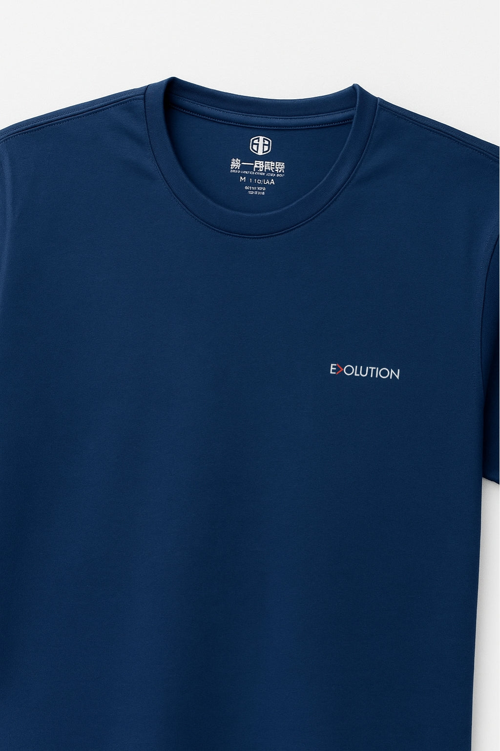 Evolution Minimalist T-Shirt – Classic Blue