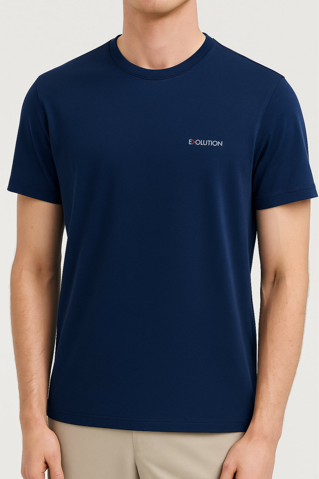 Evolution Minimalist T-Shirt – Classic Blue