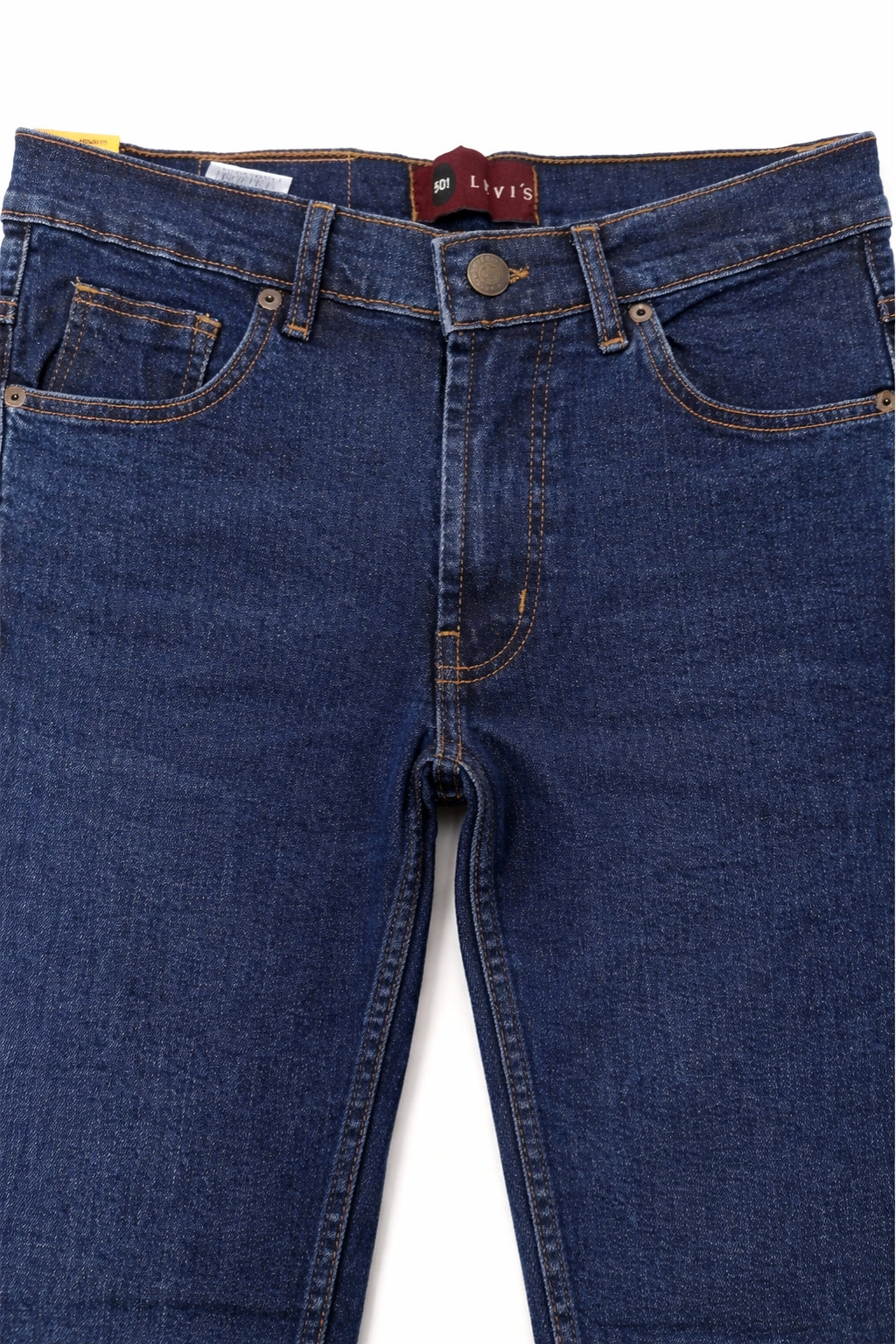 Classic Dark Blue Denim Jeans Front Fabric Detail by Eliteez Pakistan