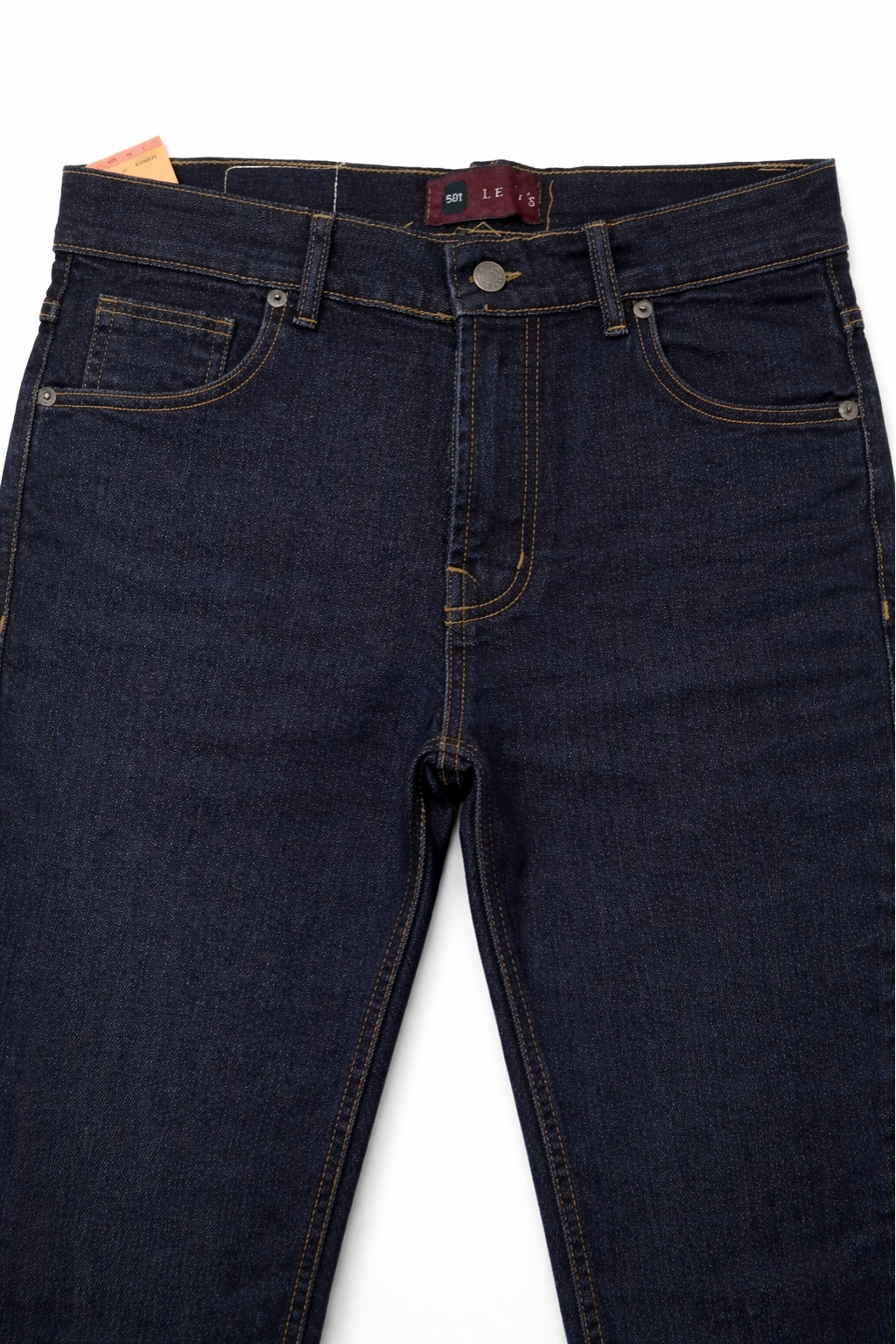 Classic Dark Indigo Denim Jeans Front Fabric Detail by Eliteez Pakistan