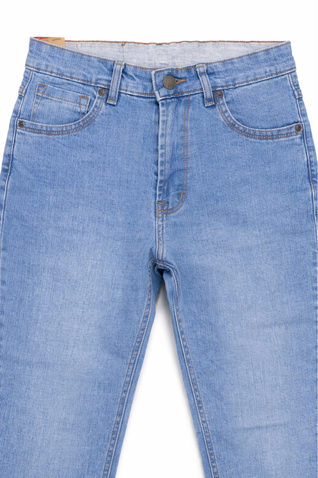 Classic Prime Blue Denim Jeans Front Fabric Detail by Eliteez Pakistan