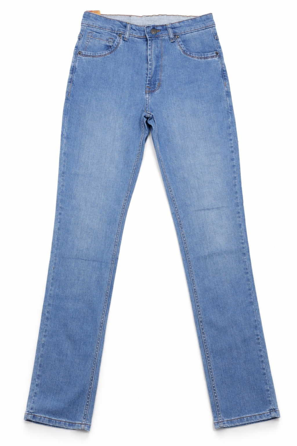 Classic Prime Blue Denim Jeans Premium Wash Front Fabric by Eliteez Pakistan